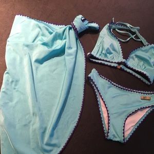 Moschino Bathing Suit with matching sarong